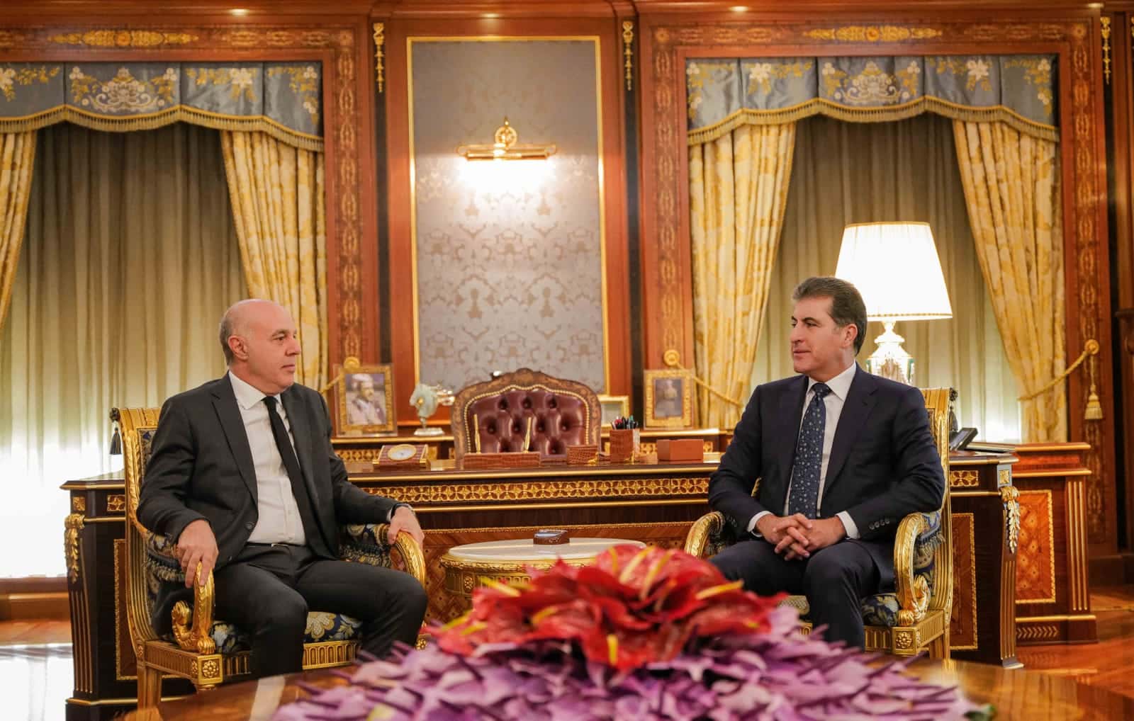 Neçirvan Barzani Erbil'de Türk heyetini kabul etti