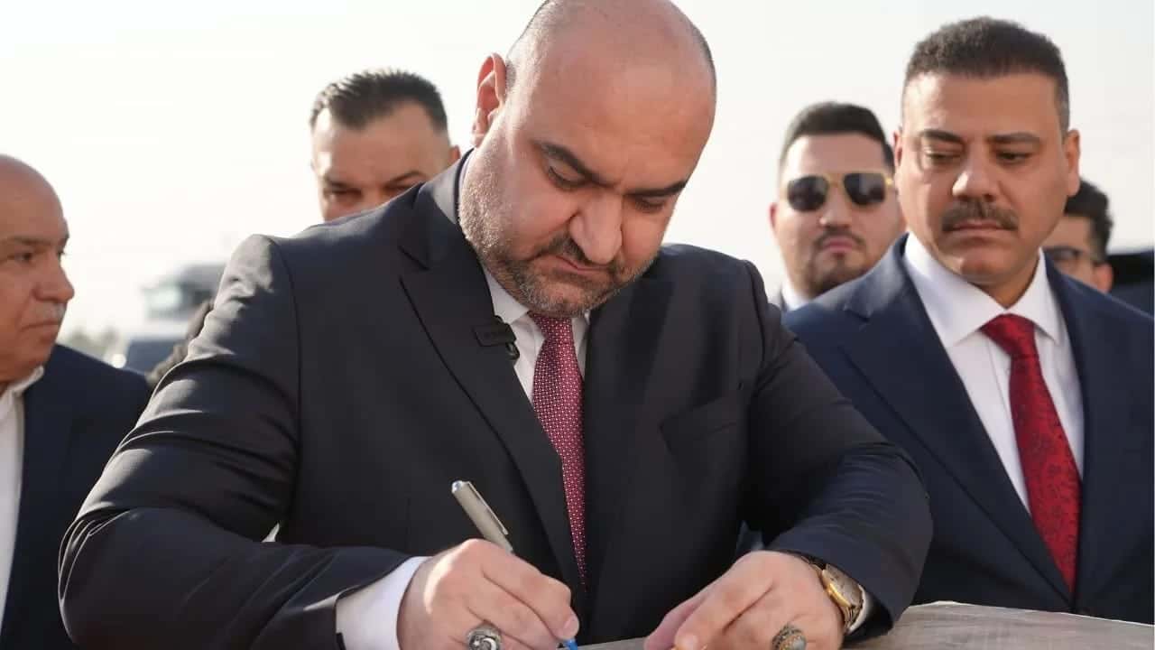 ڕێوڕەسمی دانانی بەردی بناغەی باڵەخانەی بەرەی تورکمانی لە کەرکووک بەڕێوەچوو