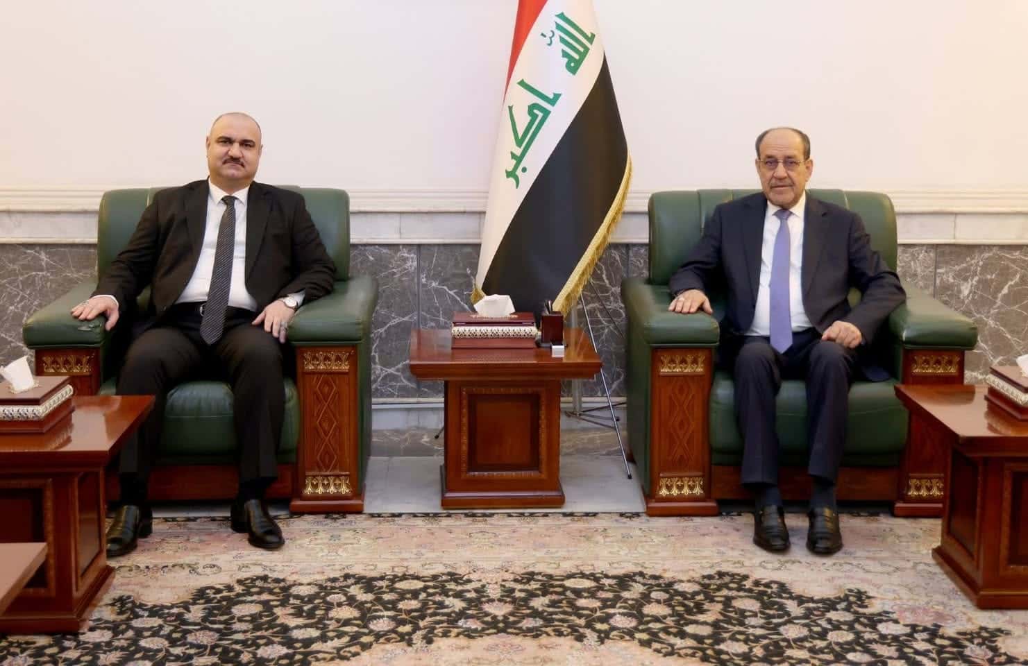 Muhammed Semaan Ağa ile Nuri el-Maliki bir araya geldi